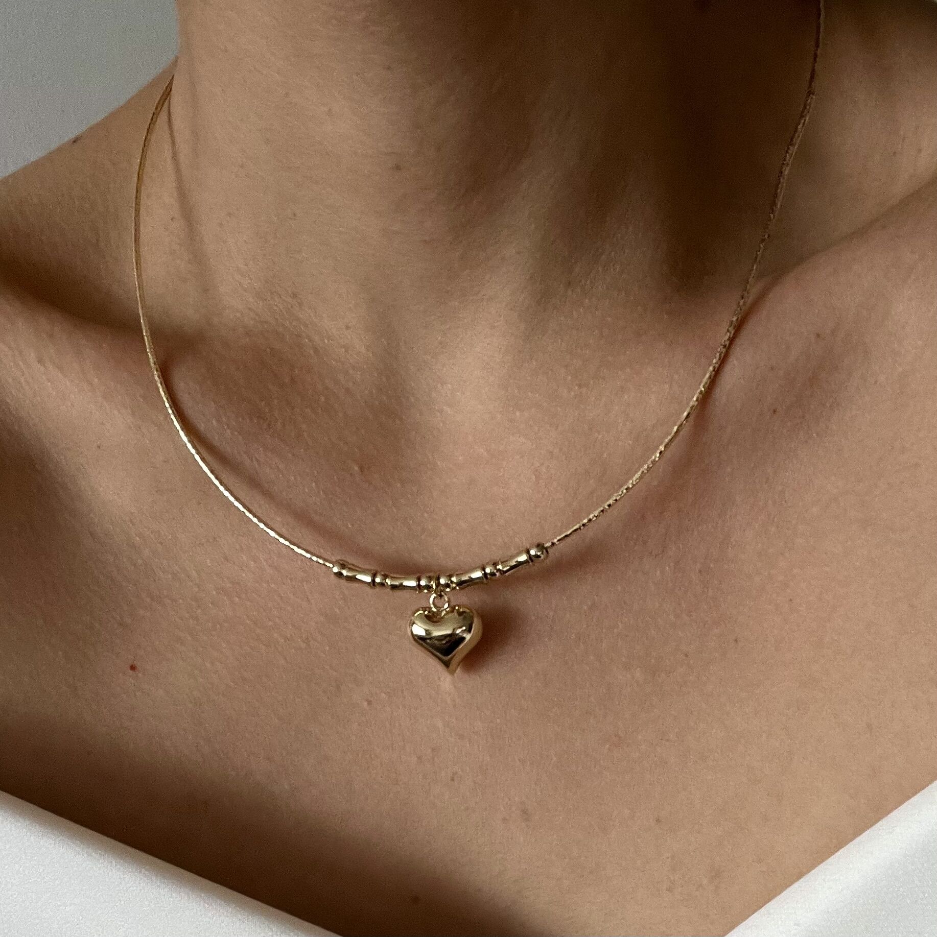 Tombul Kalp Choker Xuping Kolye