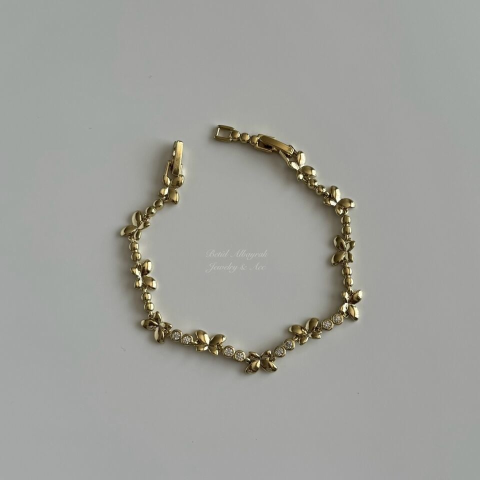 Xuping Taşlı Kelebek Model Bileklik