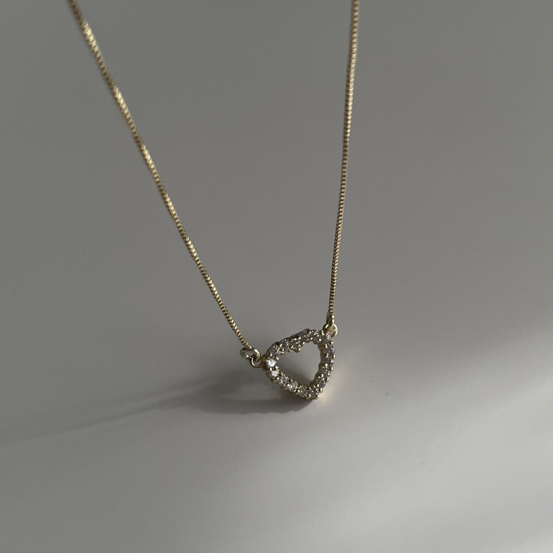 Taşlı Kalp Xuping Kolye