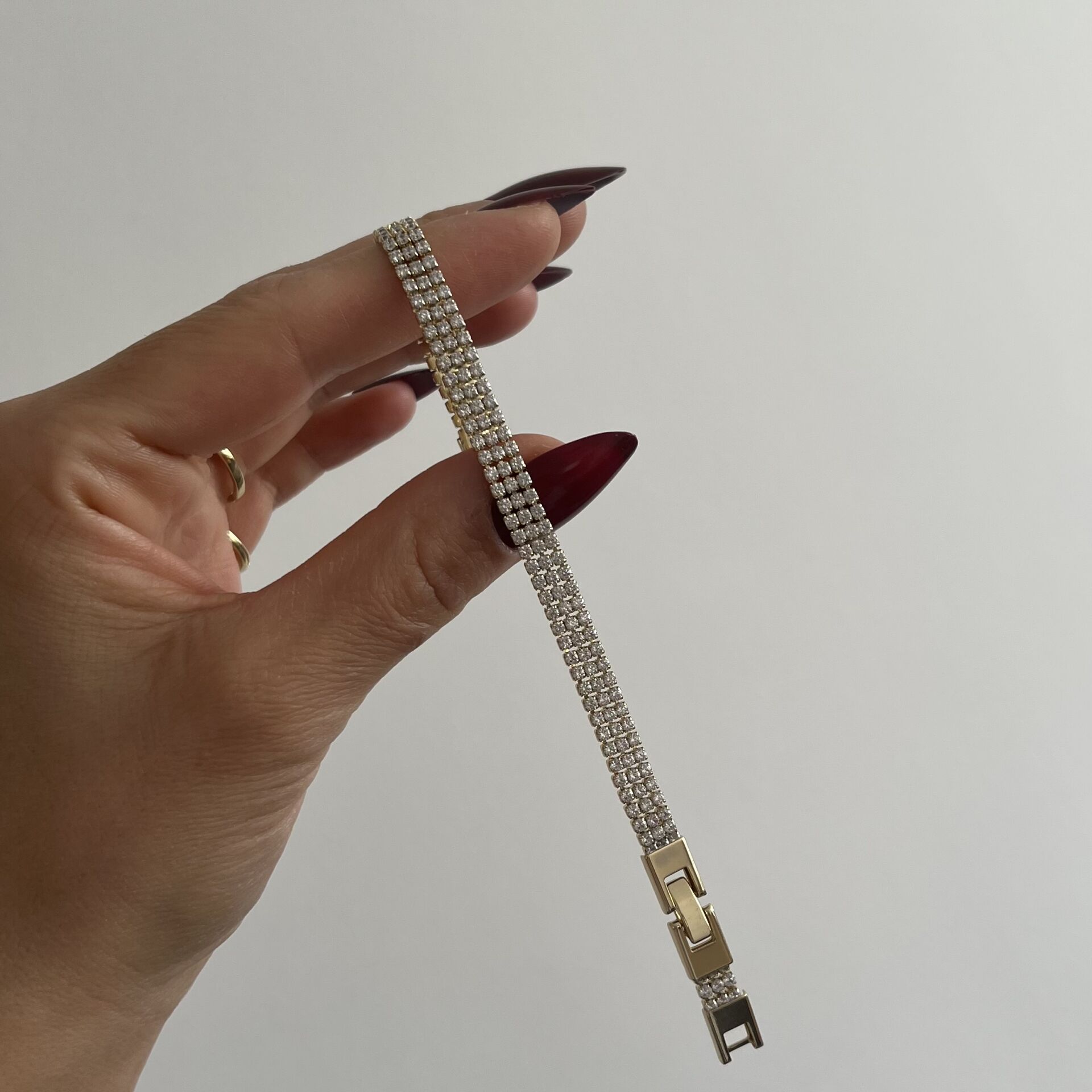 Gold Üç Sıra Suyolu Xuping Bileklik