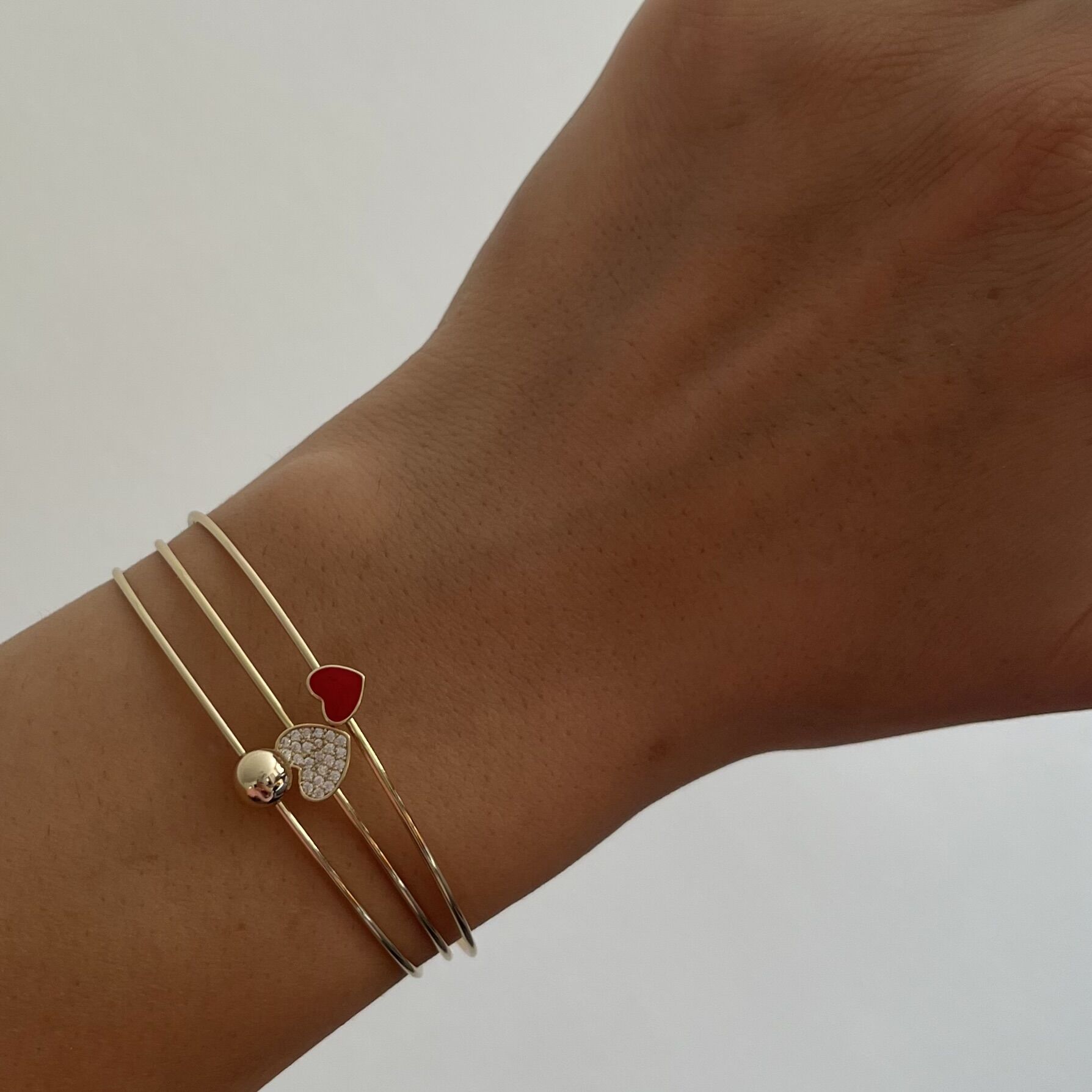 Altın Kaplama 3 lü Ayarlanabilir Bileklik