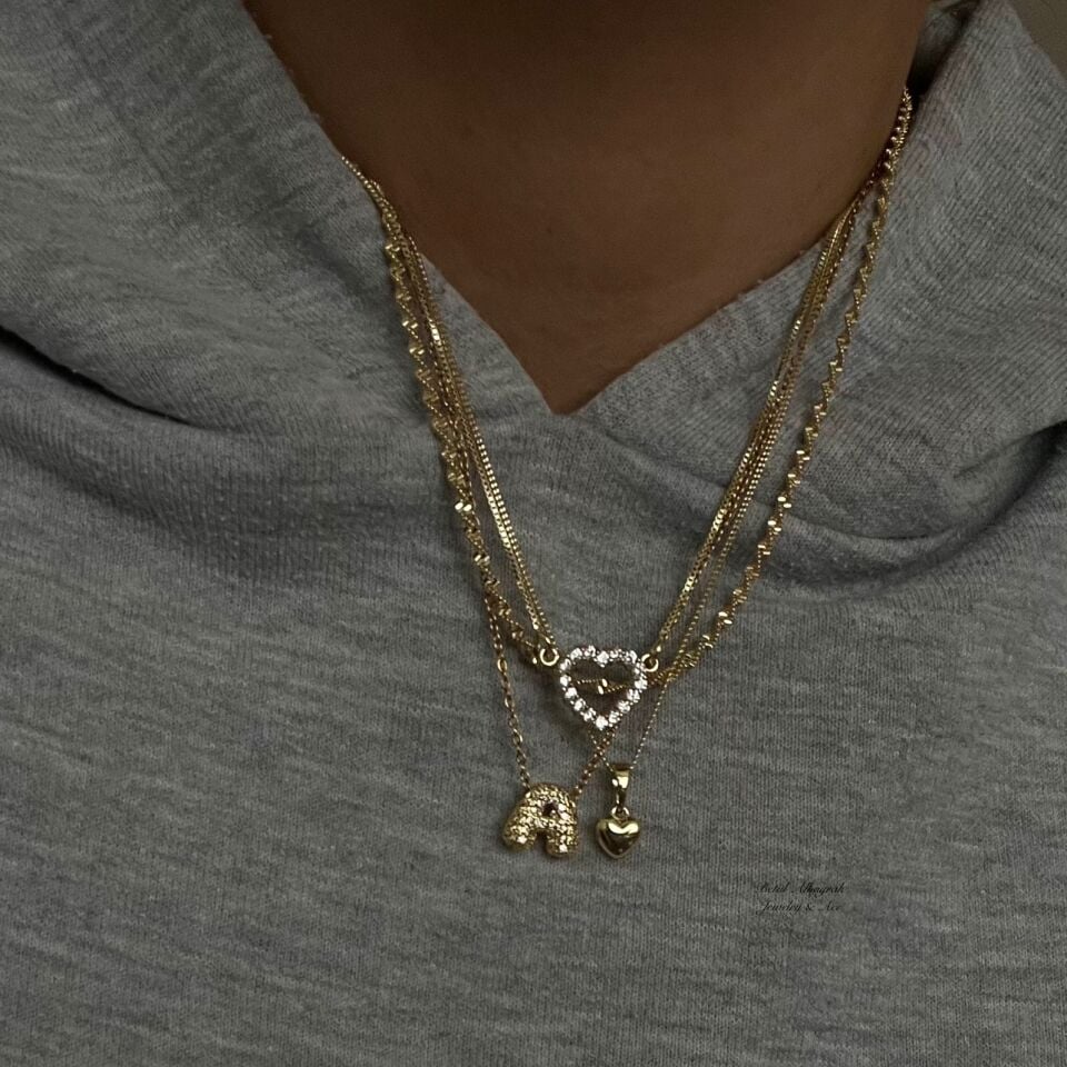 Minimal Kalp Xuping Kolye