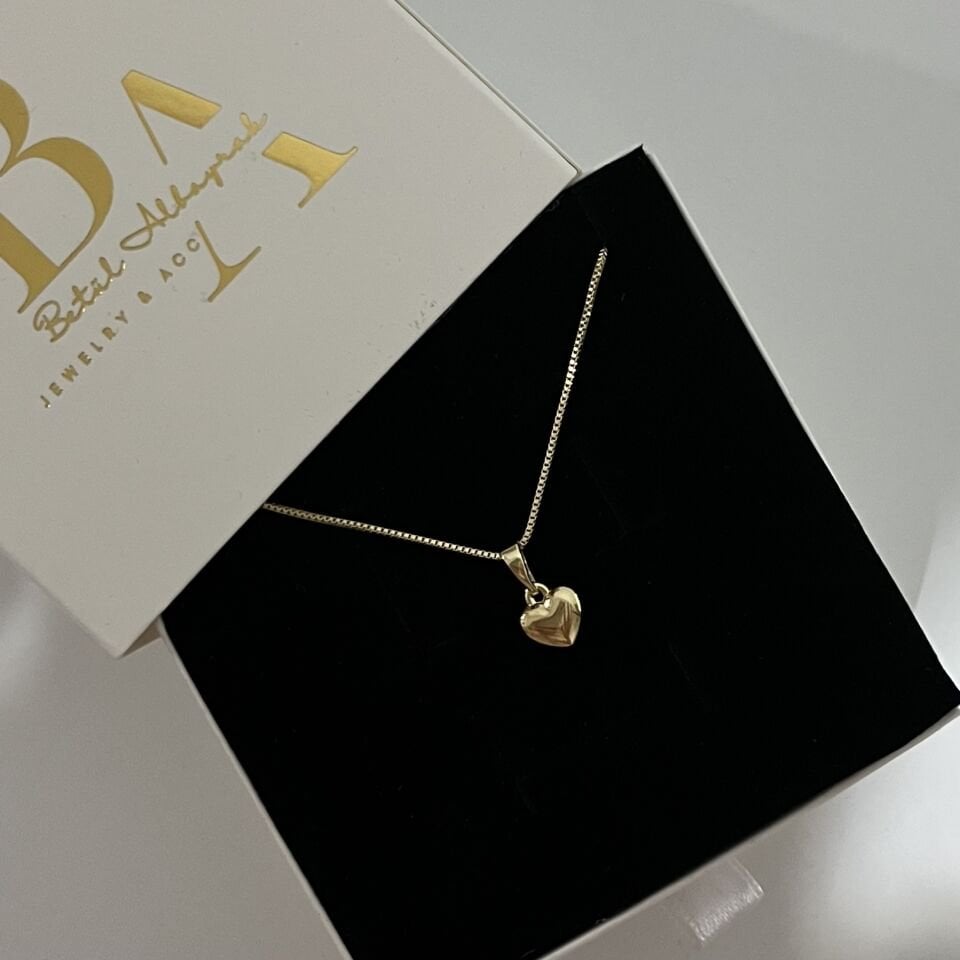 Minimal Kalp Xuping Kolye