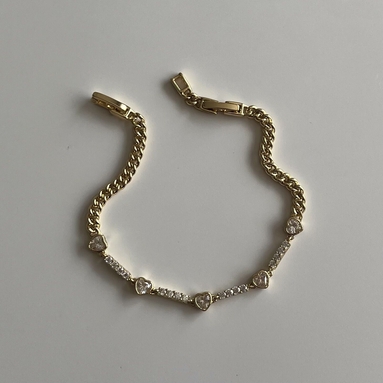 Minimal Kalp SuYolu Xuping Bileklik