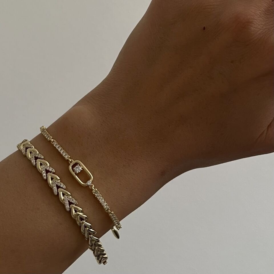 Taşlı SuYolu Xuping Bileklik