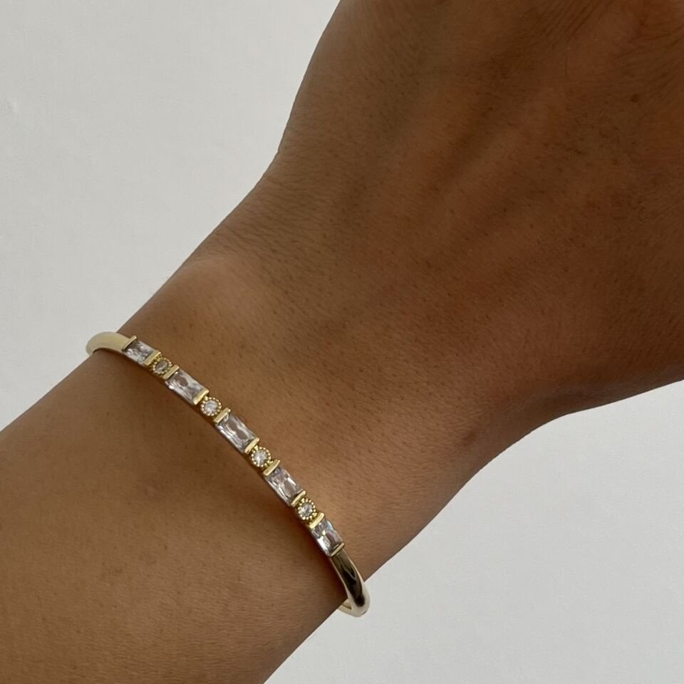 Baget Taşlı Xuping Kelepçe Bileklik