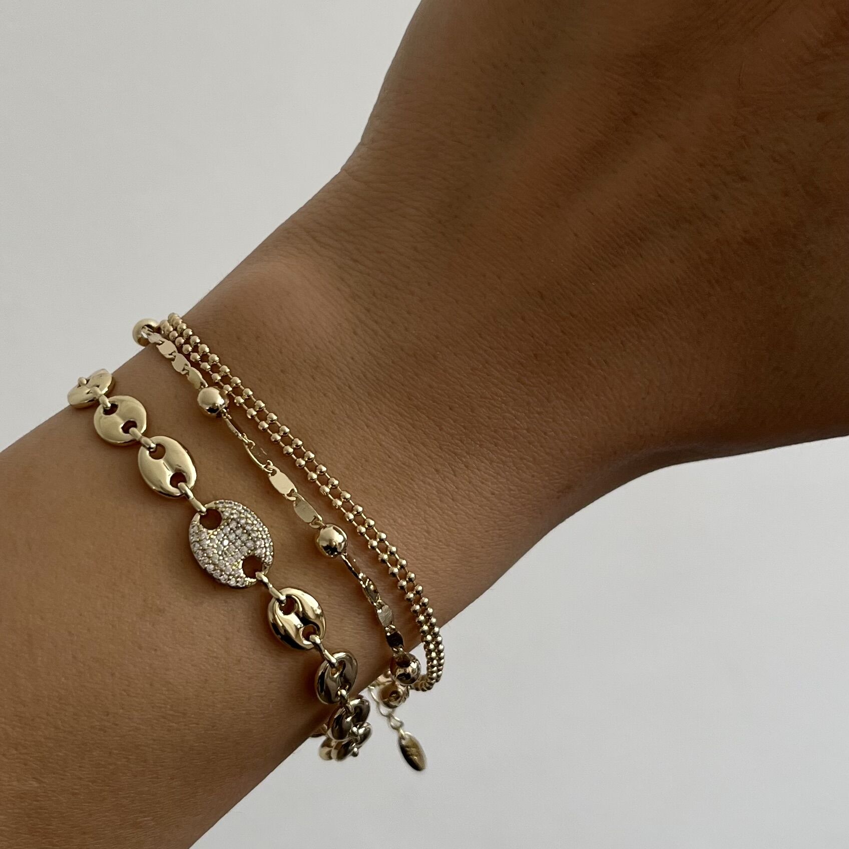 Taşlı Düğme Model Xuping Bileklik