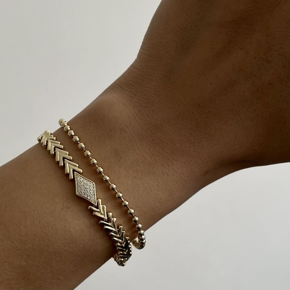 Minimal Topçuk Xuping Bileklik