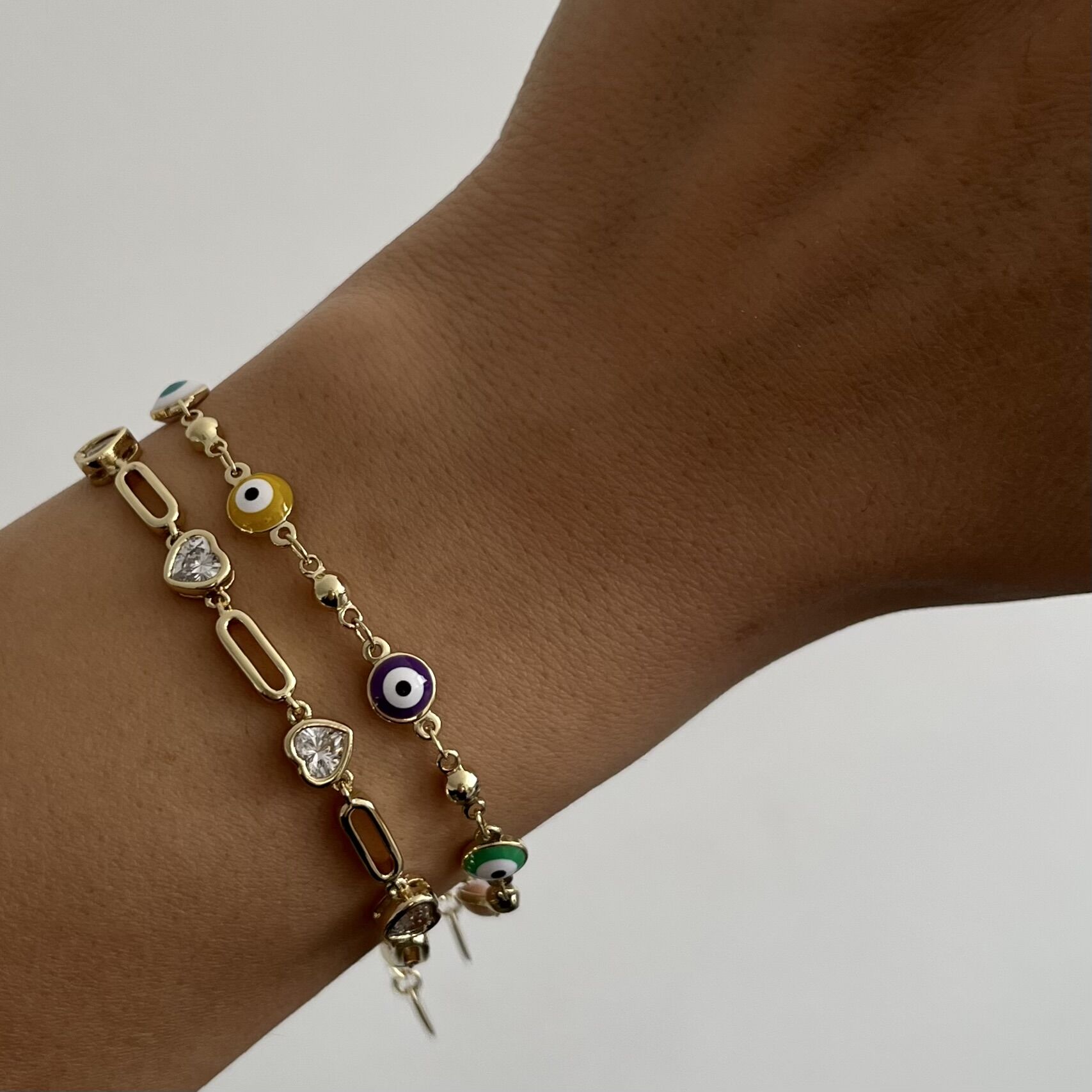 Renkli Göz Motif Xuping Bileklik