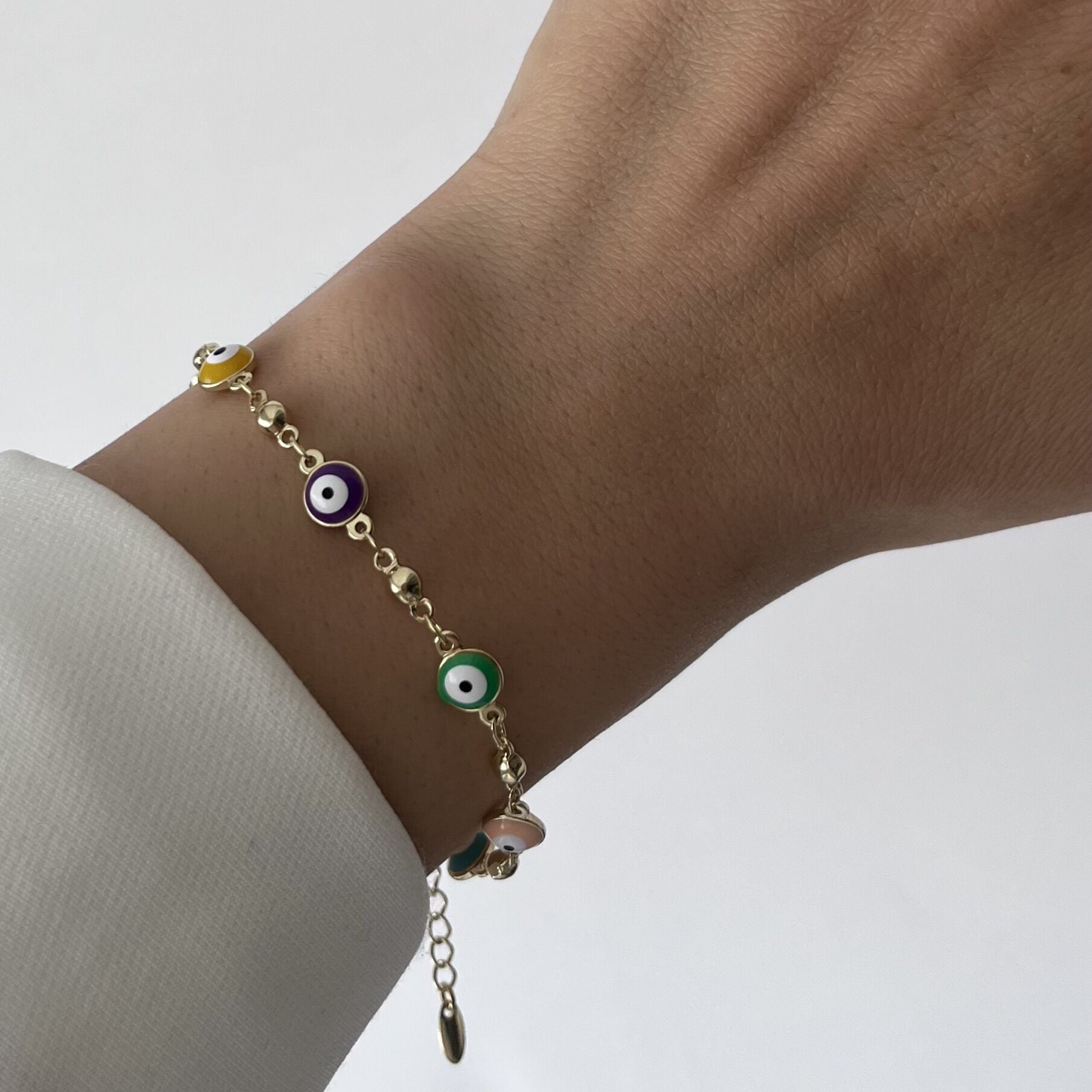 Renkli Göz Motif Xuping Bileklik