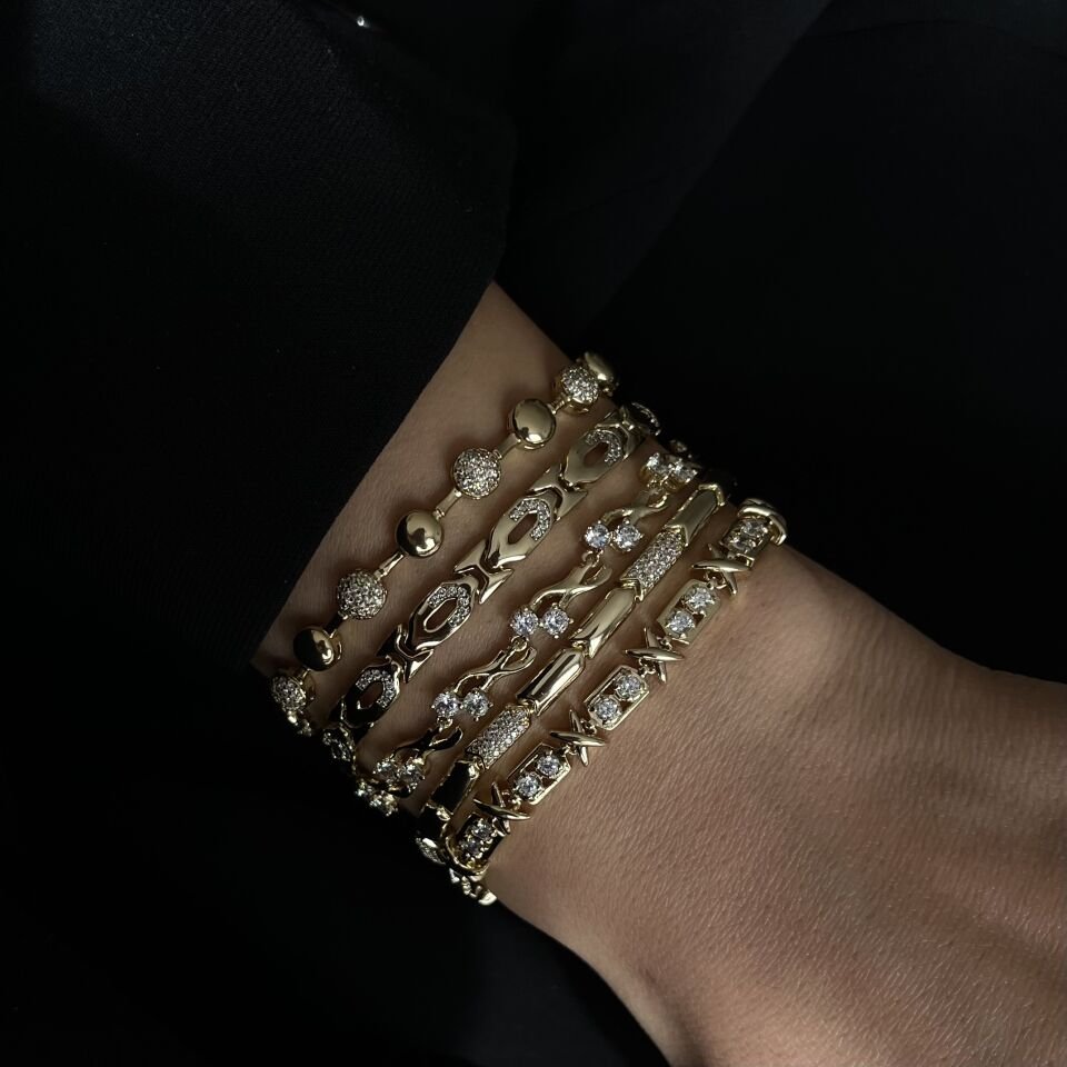 Taşlı Sarmaşık Model Xuping Bileklik