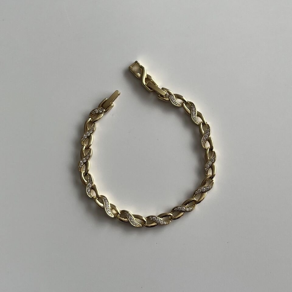 Taşlı Sonsuzluk Model Xuping Bileklik