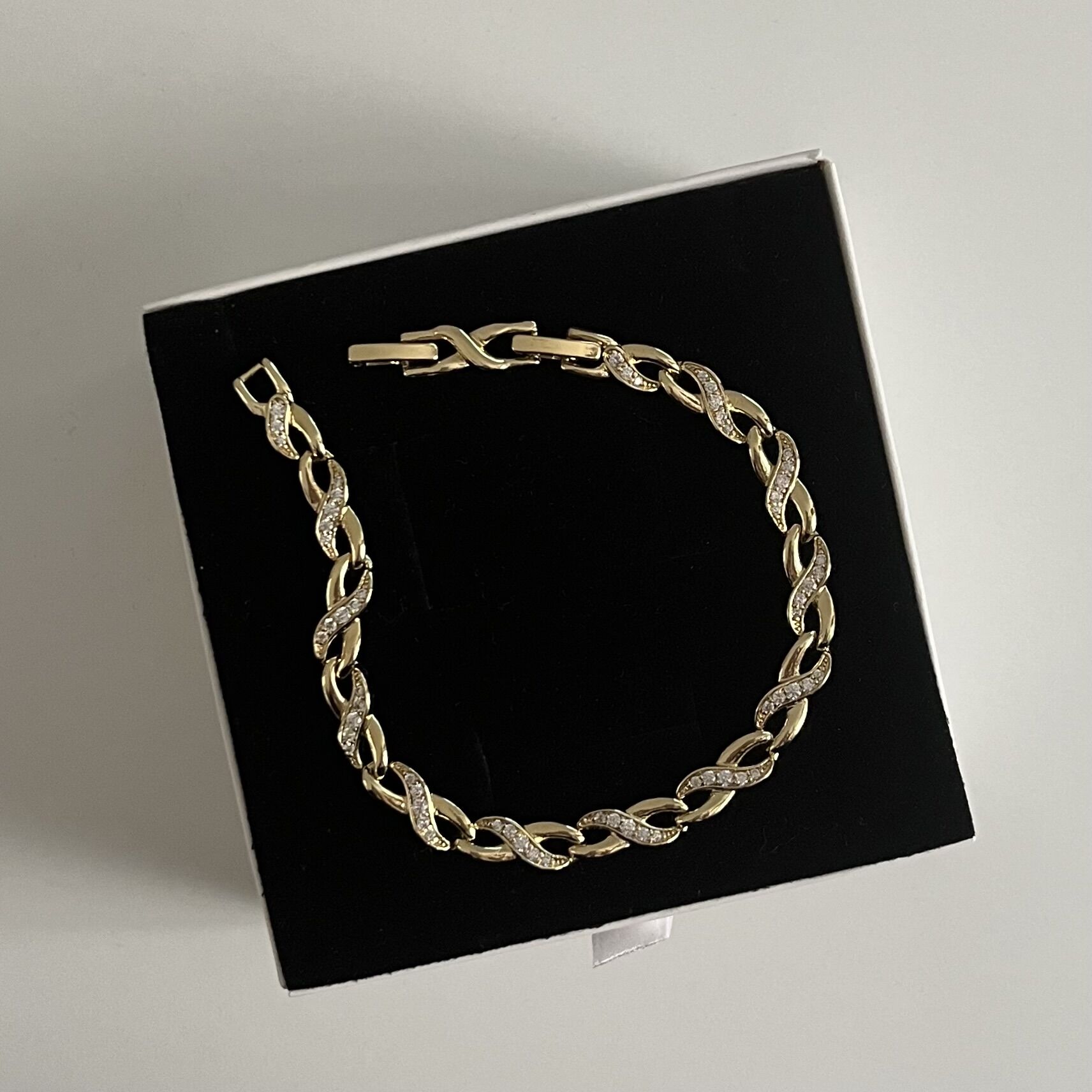 Taşlı Sonsuzluk Model Xuping Bileklik