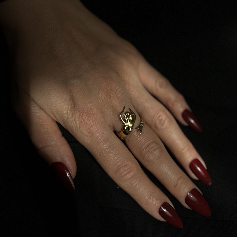 Çelik Ayarlanabilir DenizKızı Yüzük