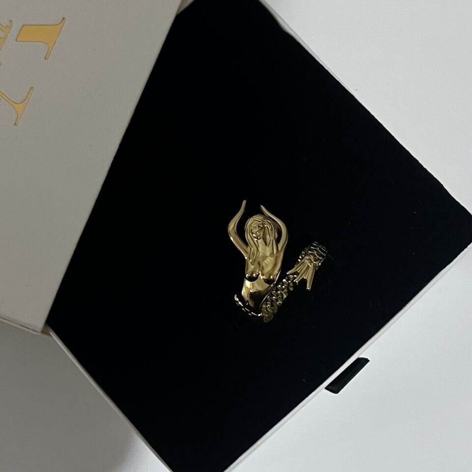 Çelik Ayarlanabilir DenizKızı Yüzük