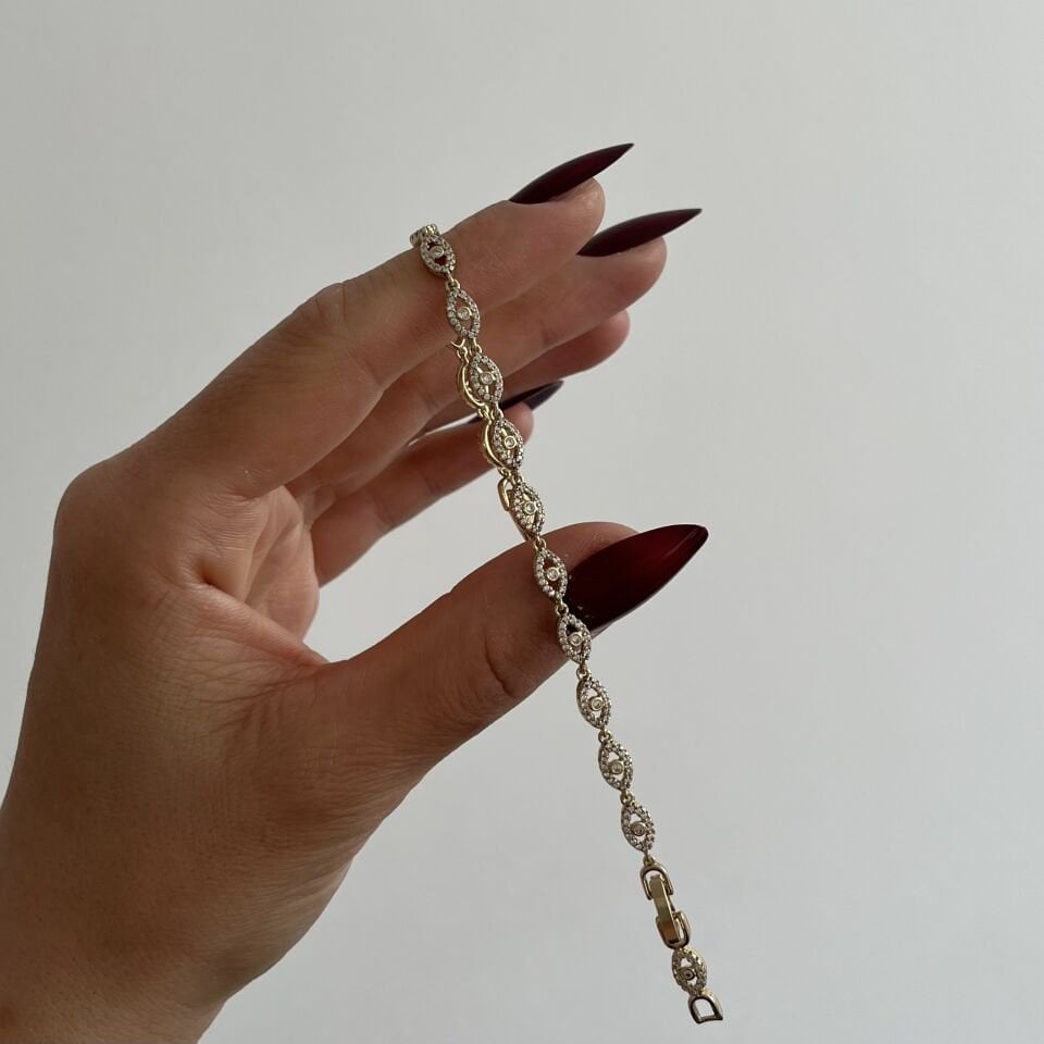 Taşlı Göz Motif Xuping Bileklik