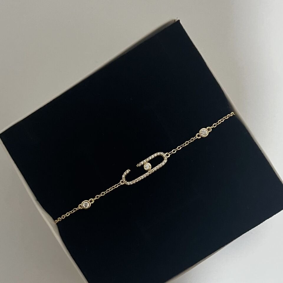 Taşlı Ataç Model Xuping Bileklik