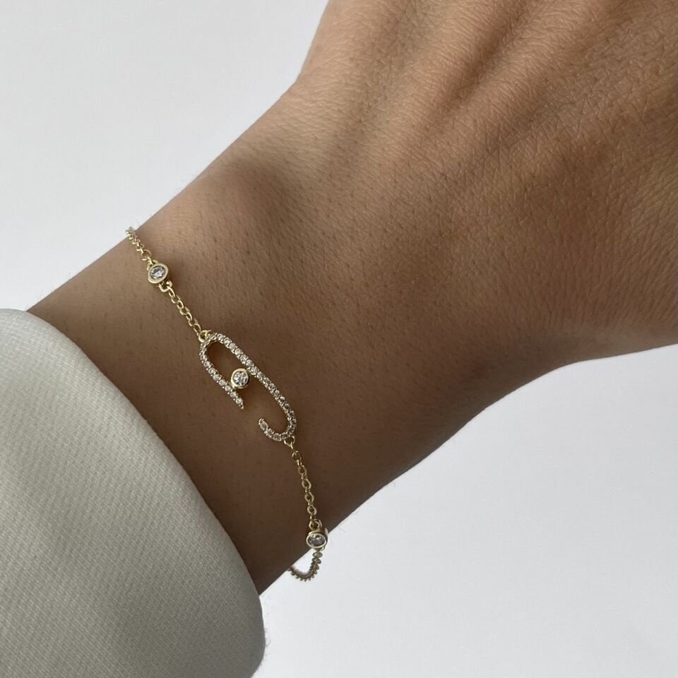 Taşlı Ataç Model Xuping Bileklik