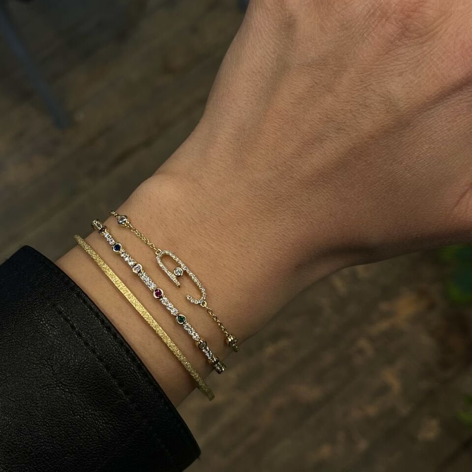 Çelik Simli Ajda Bilezik