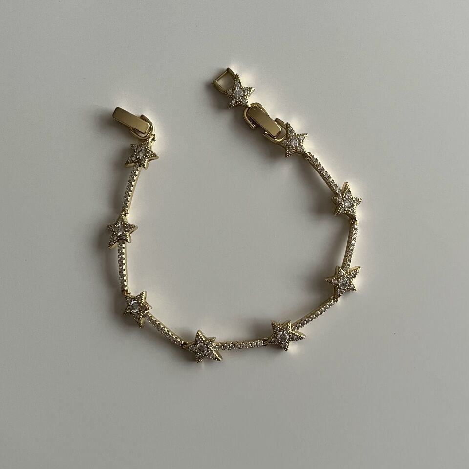 Taşlı Yıldız Xuping Bileklik