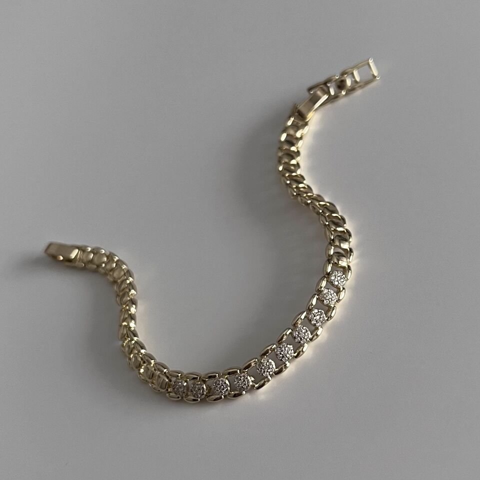 Minimal Yuvarlak Taşlı Xuping Bileklik