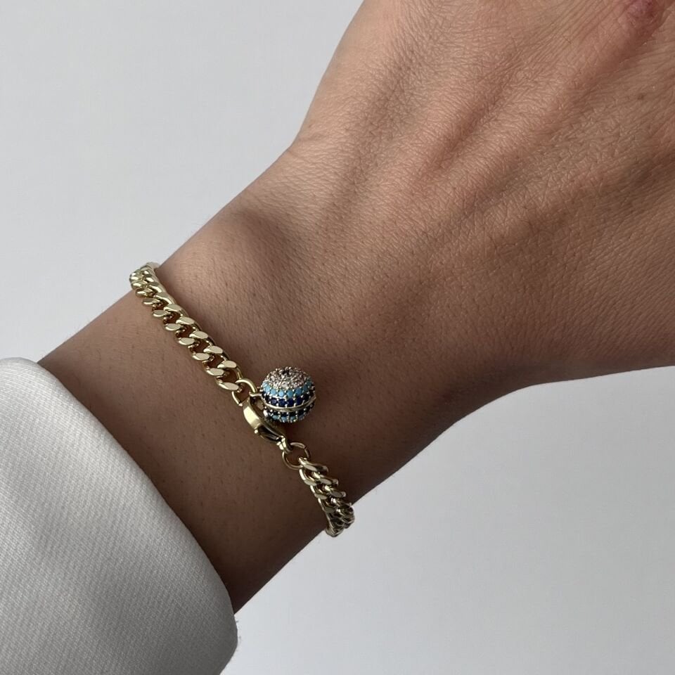 Xuping Topçuk Göz Zincir Bileklik