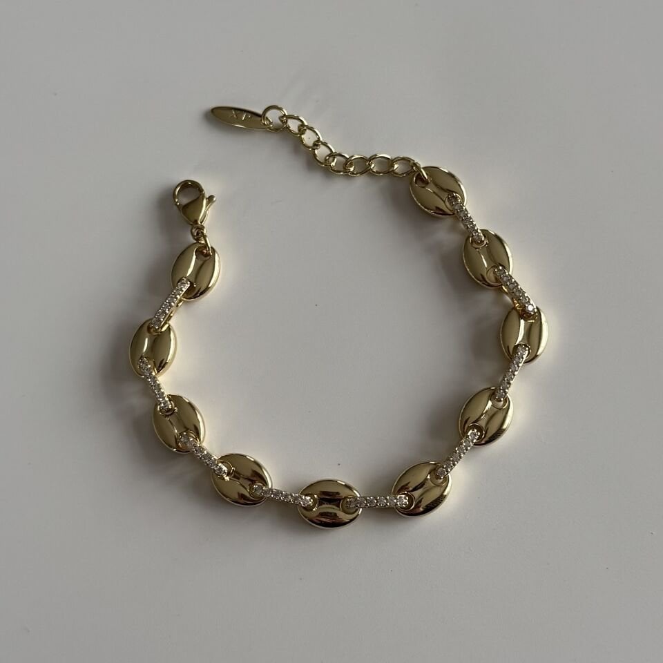 Taşlı Düğme Model Xuping Bileklik