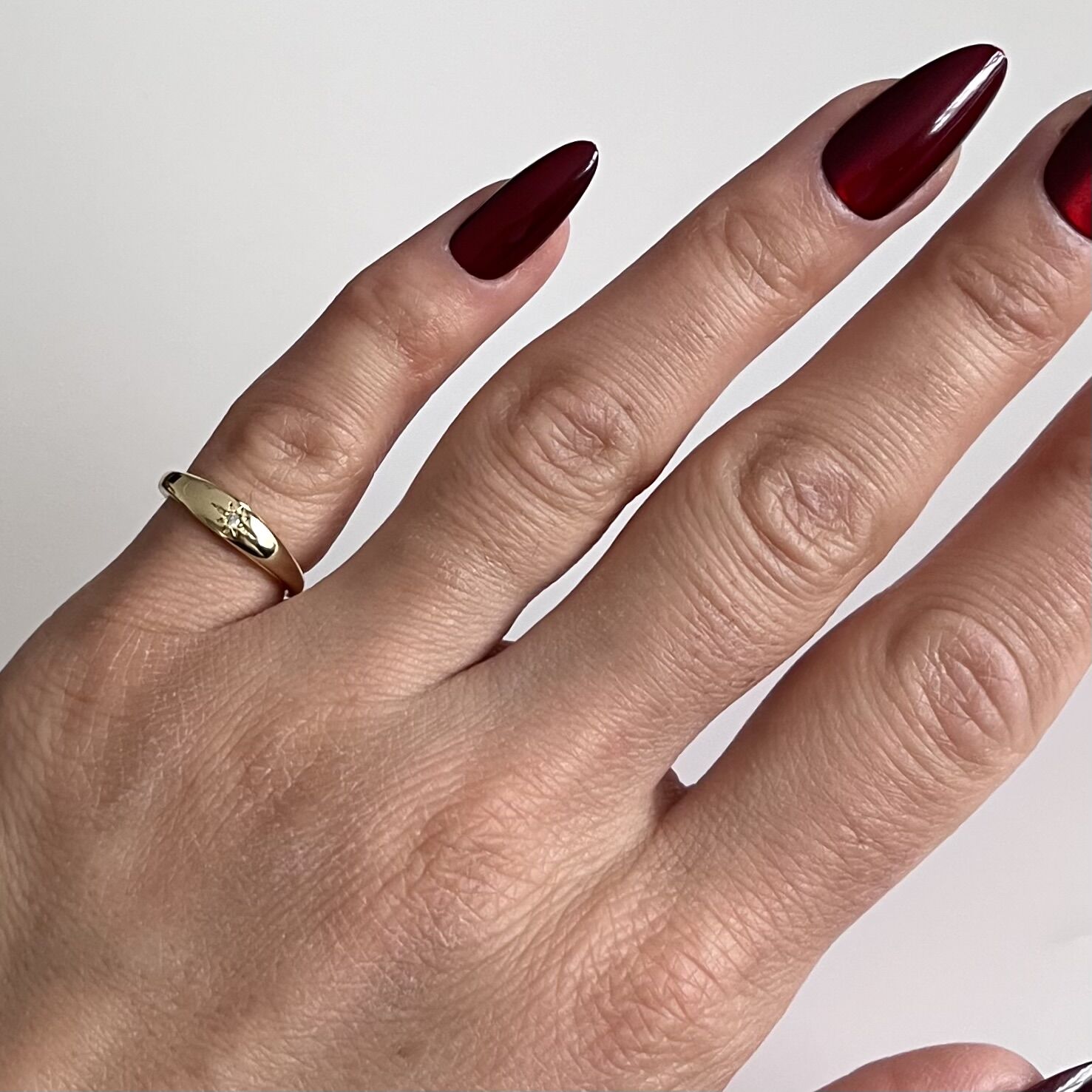 Ayarlanabilir Yıldız Serçe Parmak Yüzüğü