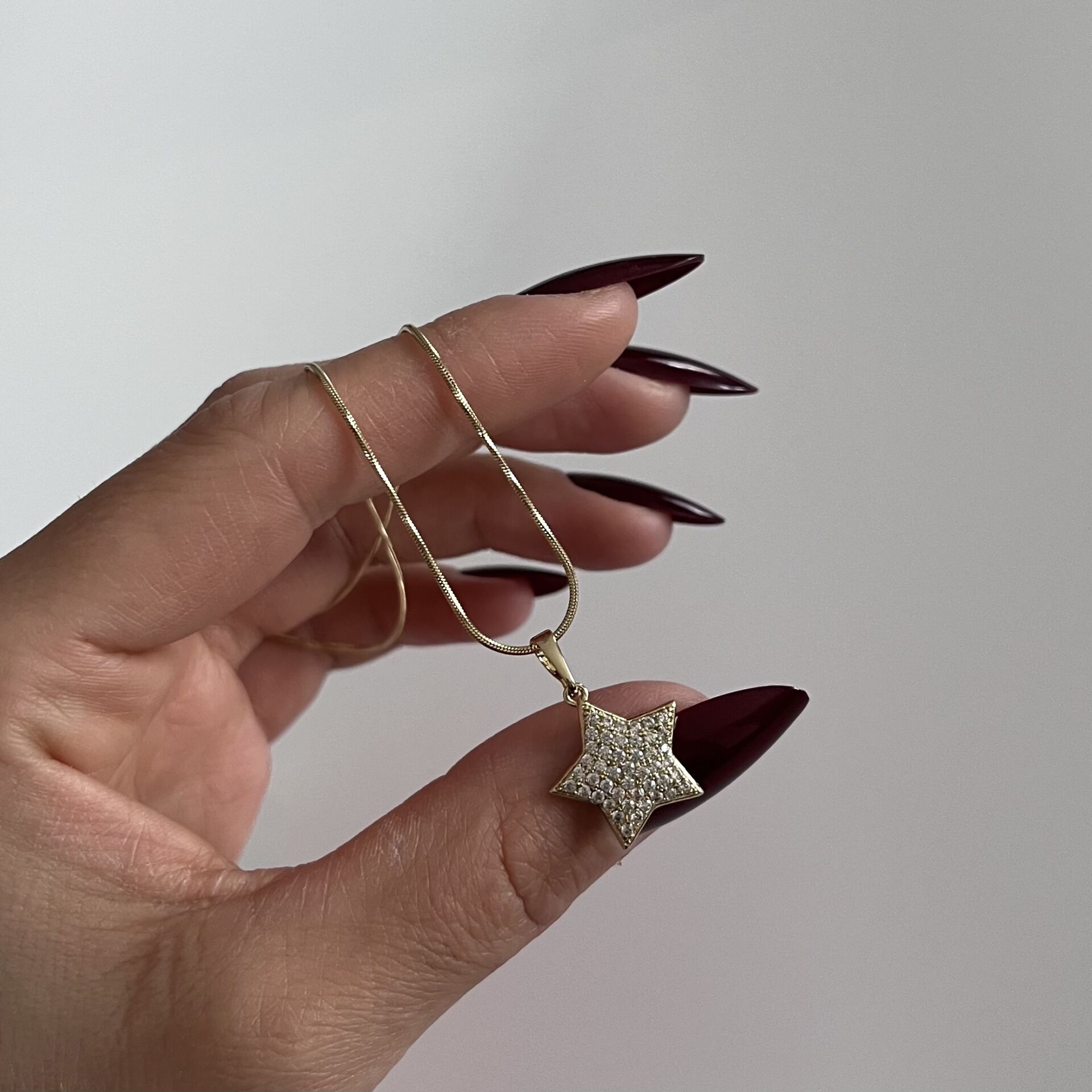 Taşlı Yıldız Xuping Kolye