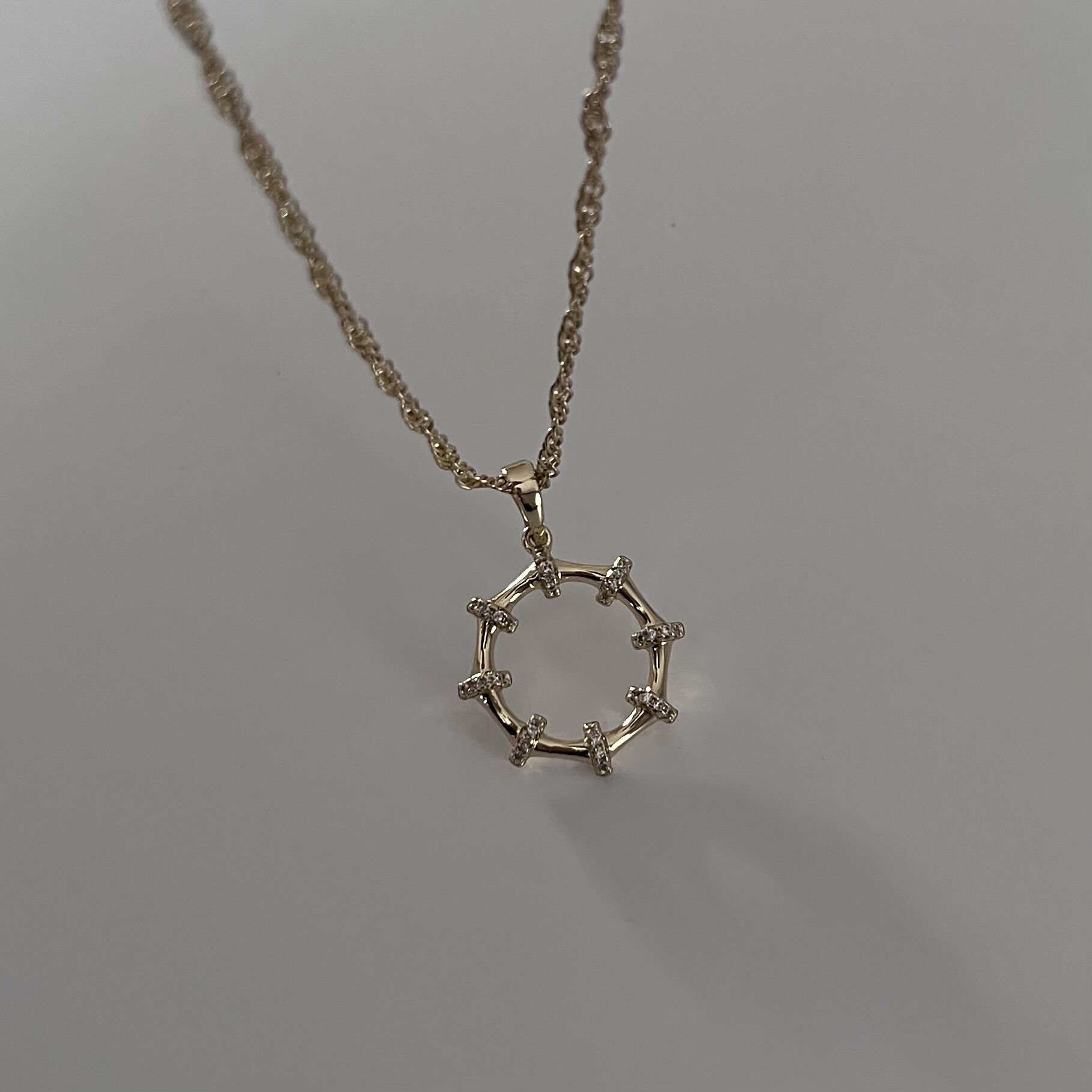 Taşlı Eklem Model Xuping Kolye