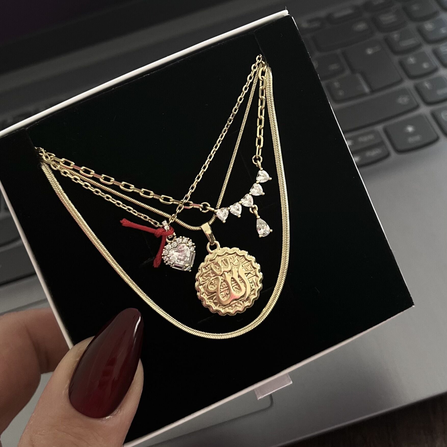 Minimal Kalp Xuping Kolye