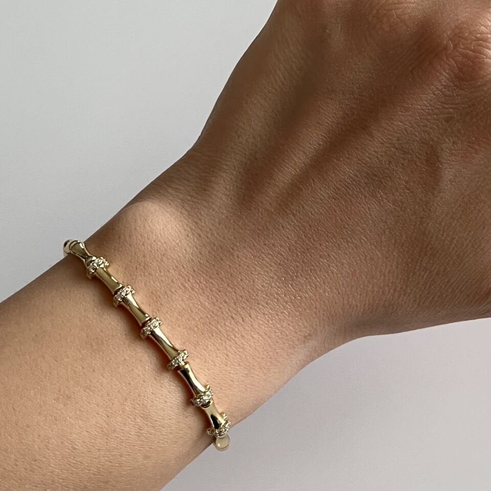 Taşlı Eklem Model Xuping Bileklik