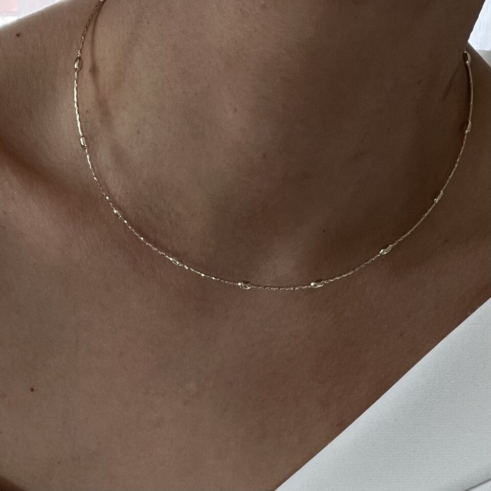 Choker Arpa Taneli Xuping Kolye