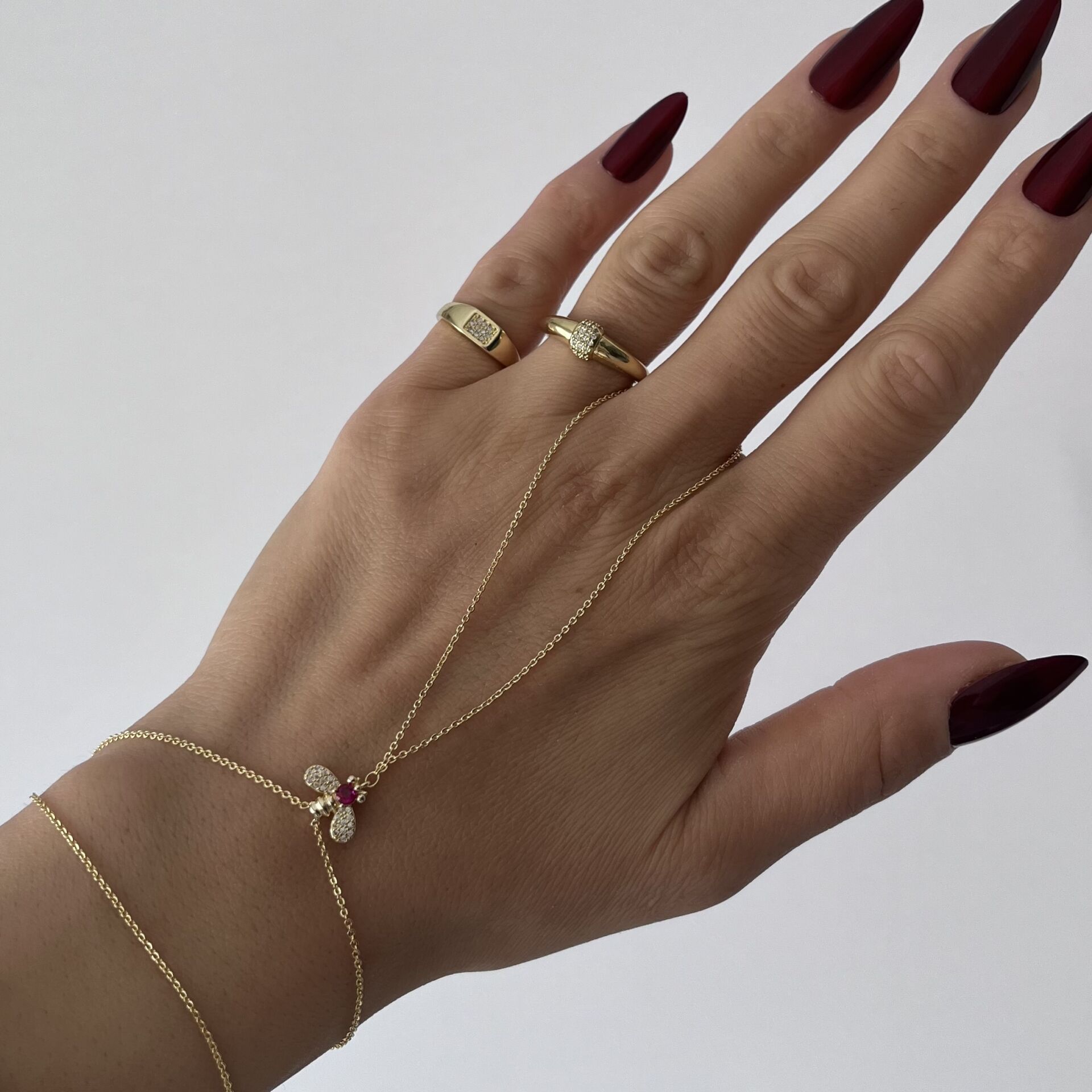 Altın Kaplama Arı Figür Şahmeran