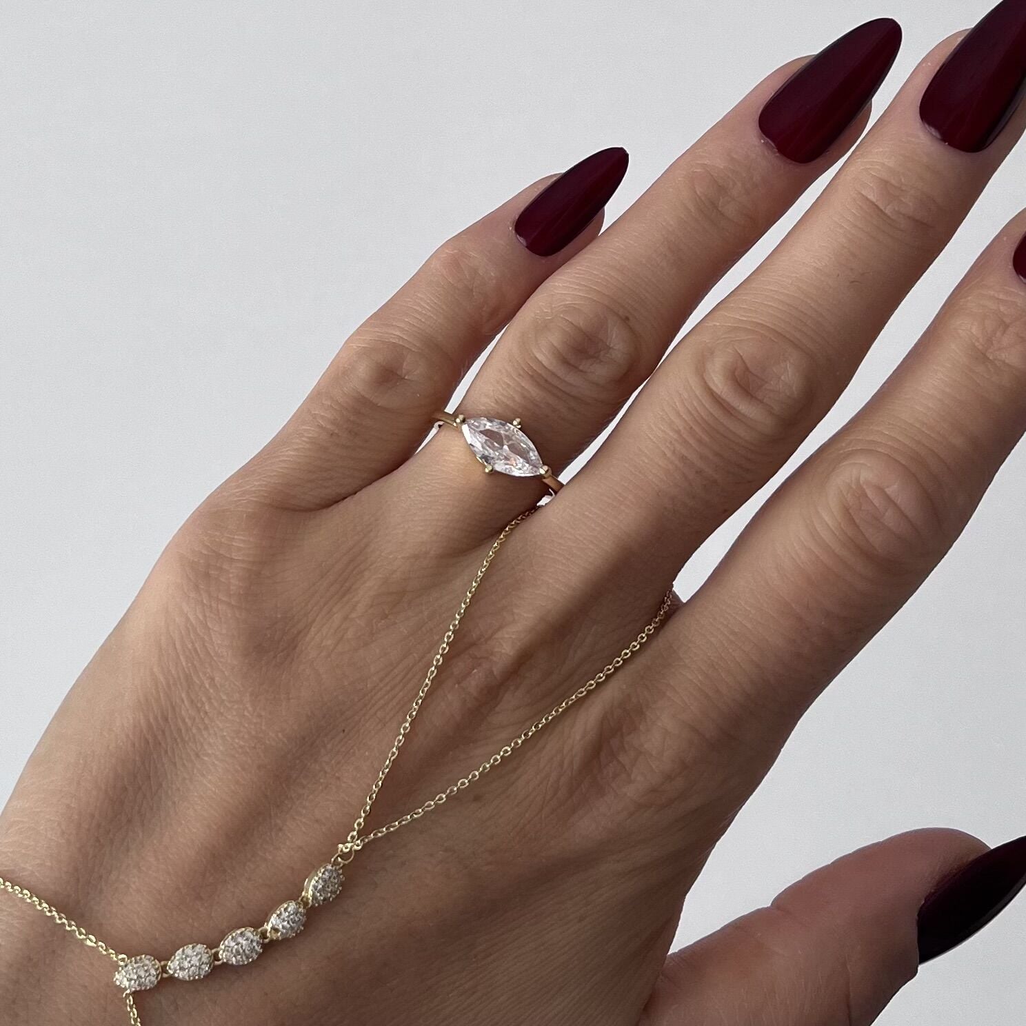 Vip Oval İri Taşlı Yüzük