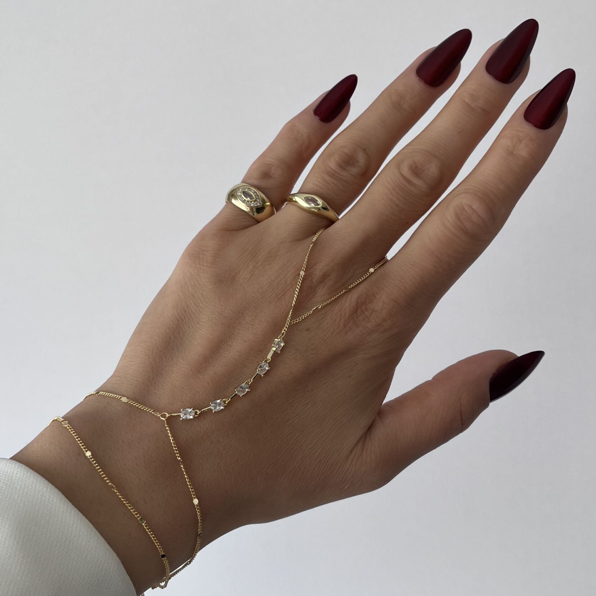 Vip Bombeli Göz Motif Yüzük