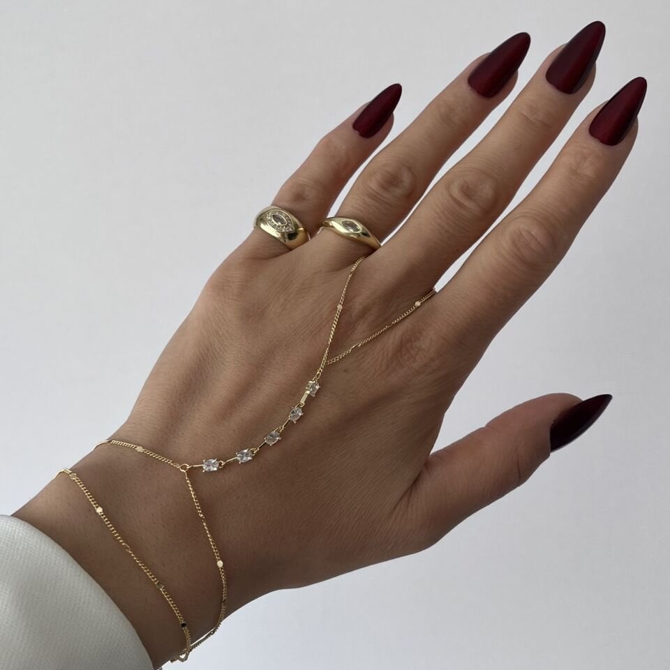 Vip Bombeli Göz Motif Yüzük