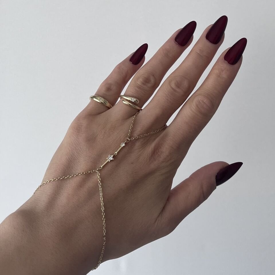 Xuping Minimal Taşlı Yıldız Şahmeran