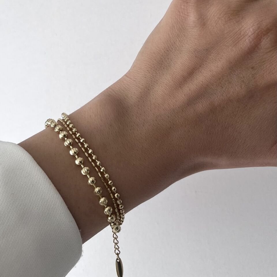 Dorikalı Üçlü  Zincir Xuping Bileklik