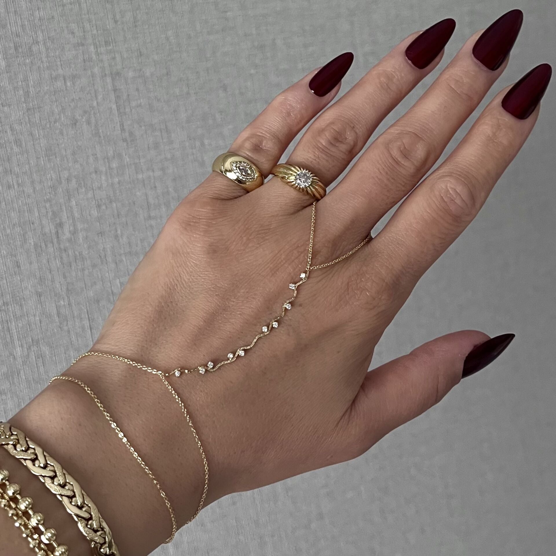 Altın Kaplama Taşlı Vintage Şahmeran