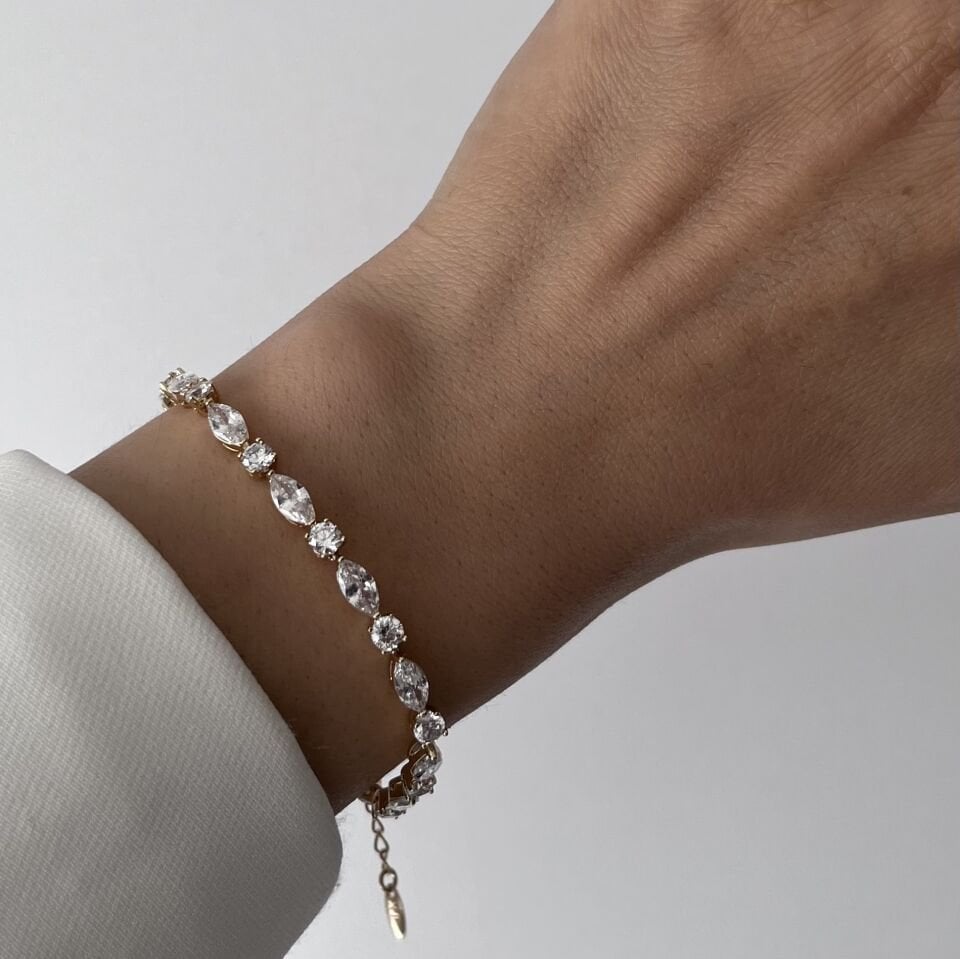 Badem Taşlı Xuping Bileklik