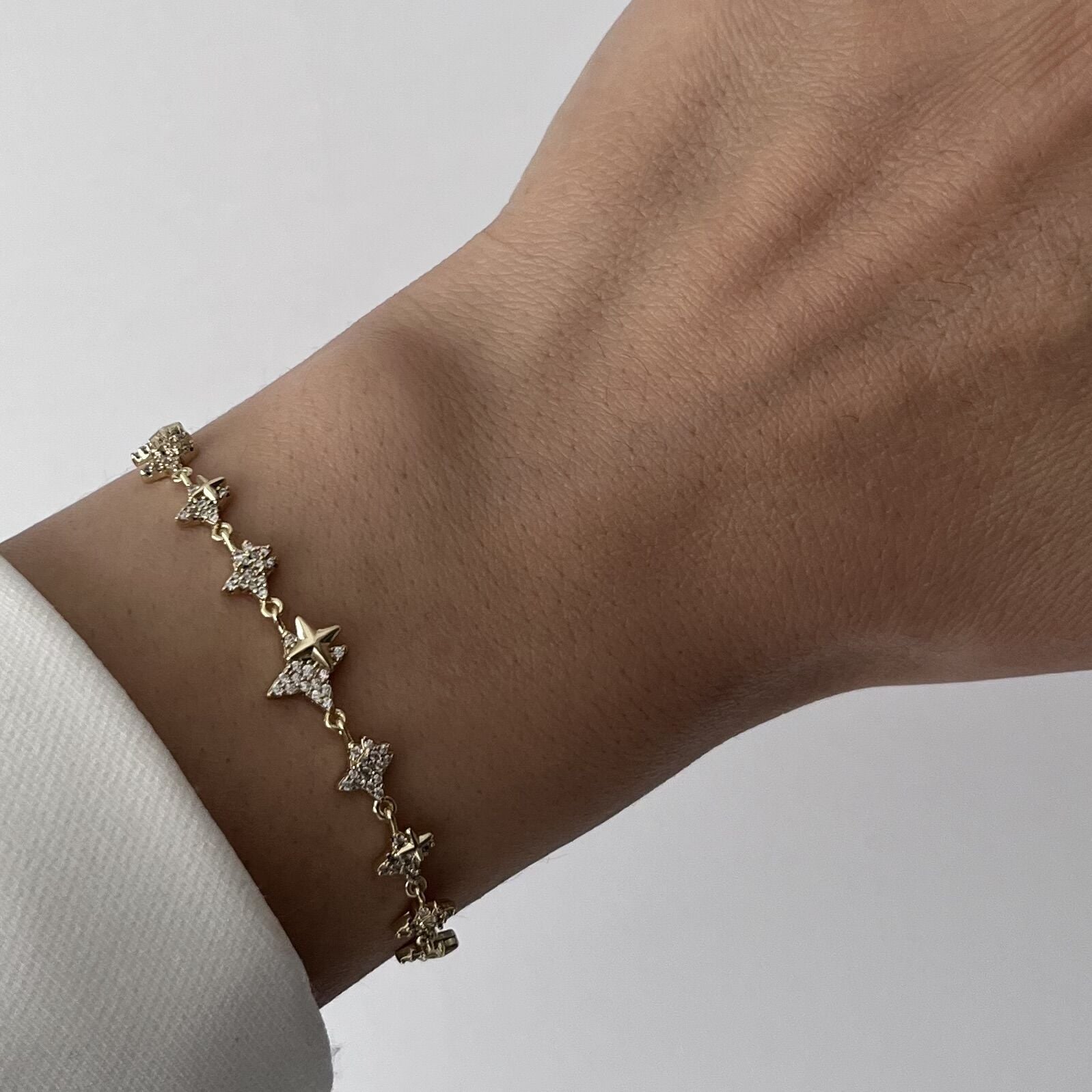 Taşlı Yıldız Xuping Bileklik