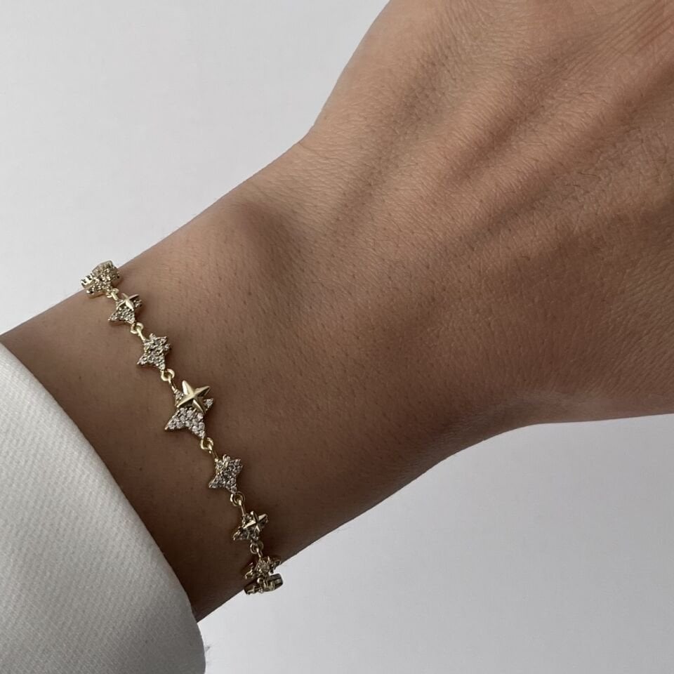 Taşlı Yıldız Xuping Bileklik