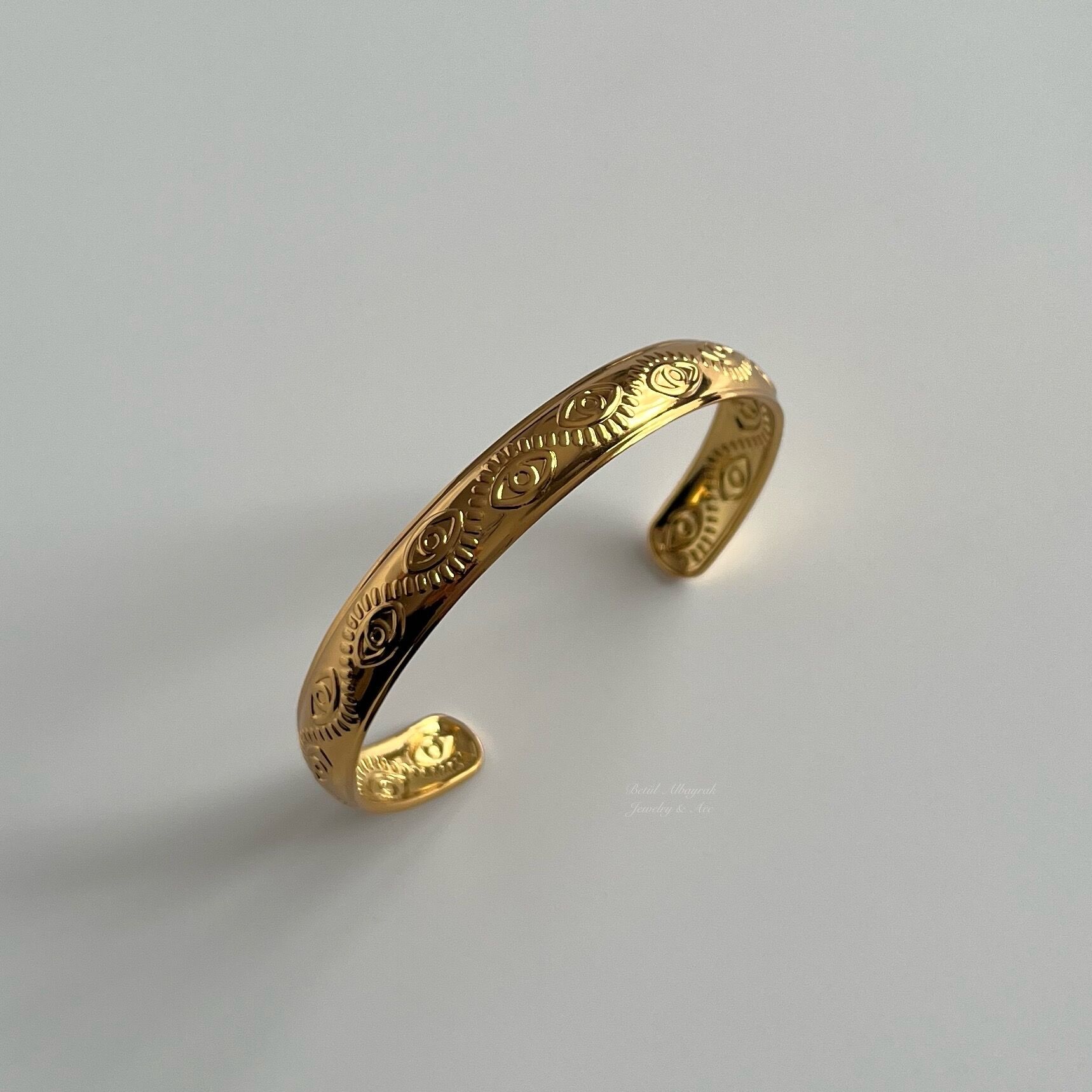 Çelik Antique Ayarlanabilir Kelepçe Bileklik