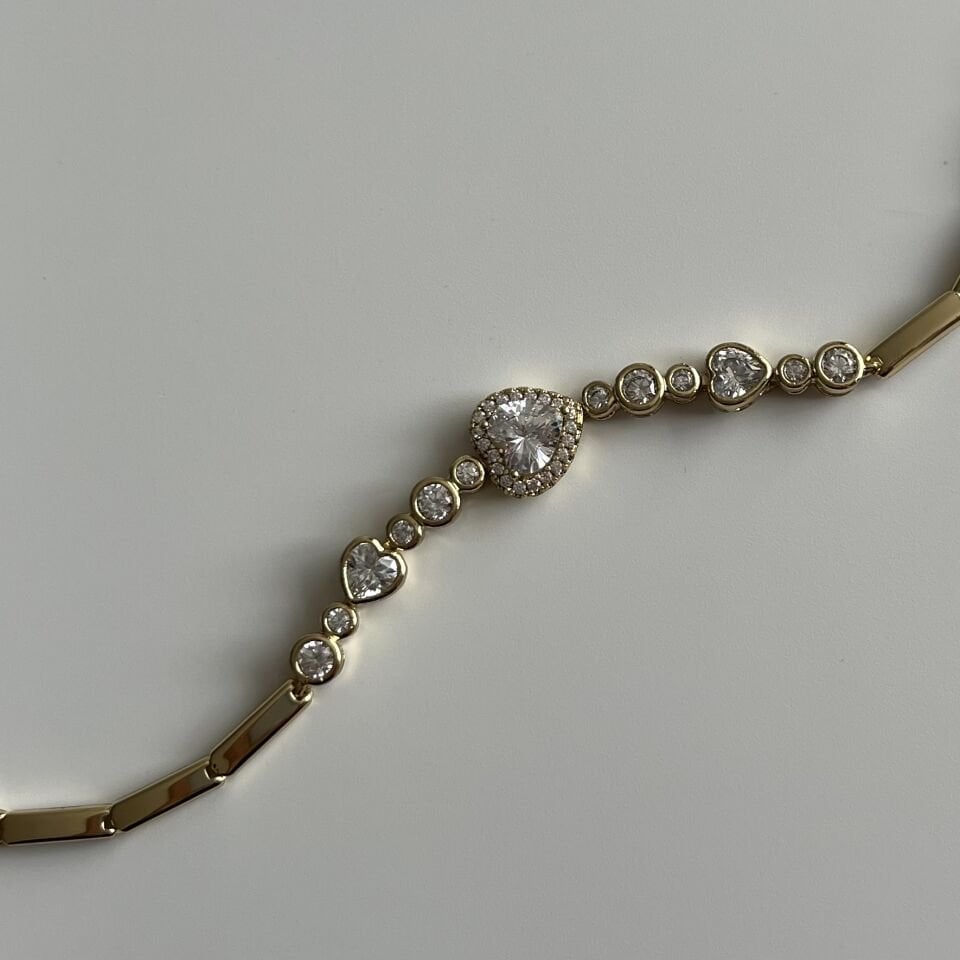 Kristal Kalpli Xuping Bileklik