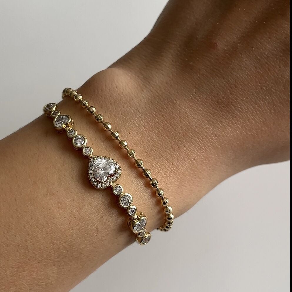 Kristal Kalpli Xuping Bileklik