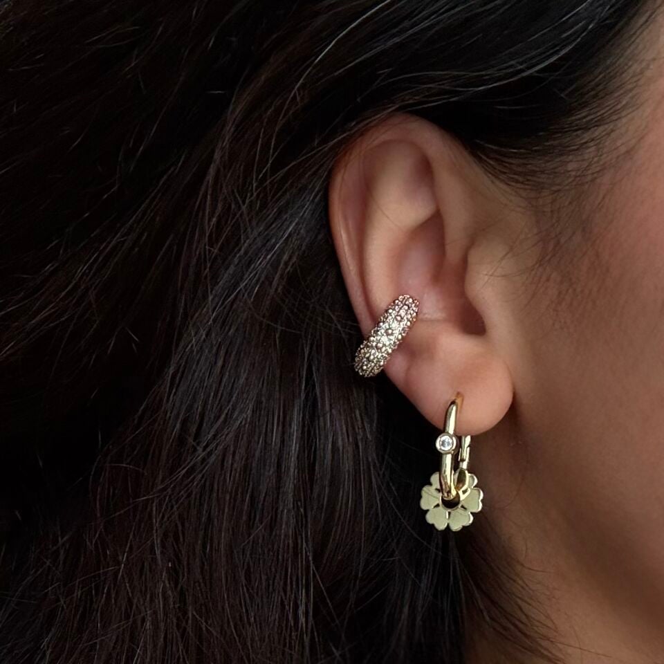 Vip Halka Taşlı  Earcuff