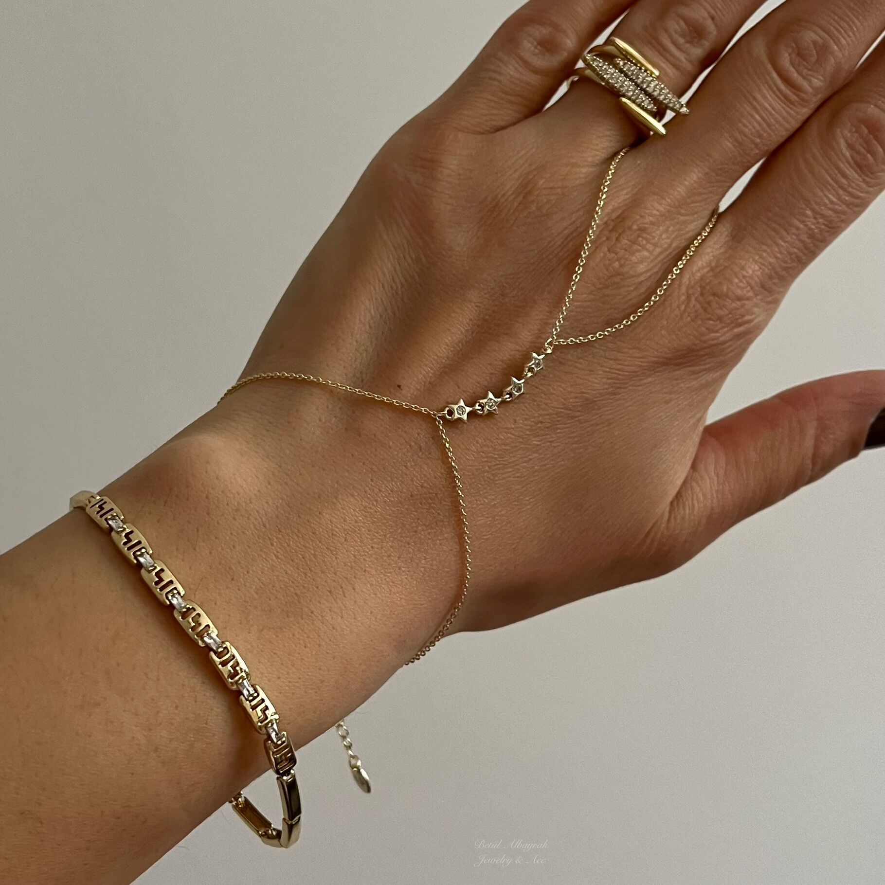 Desenli Taşlı Xuping Bileklik