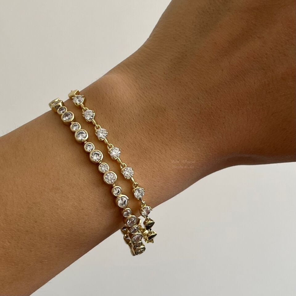 Yuvarlak Taşlı Suyolu Xuping Bileklik