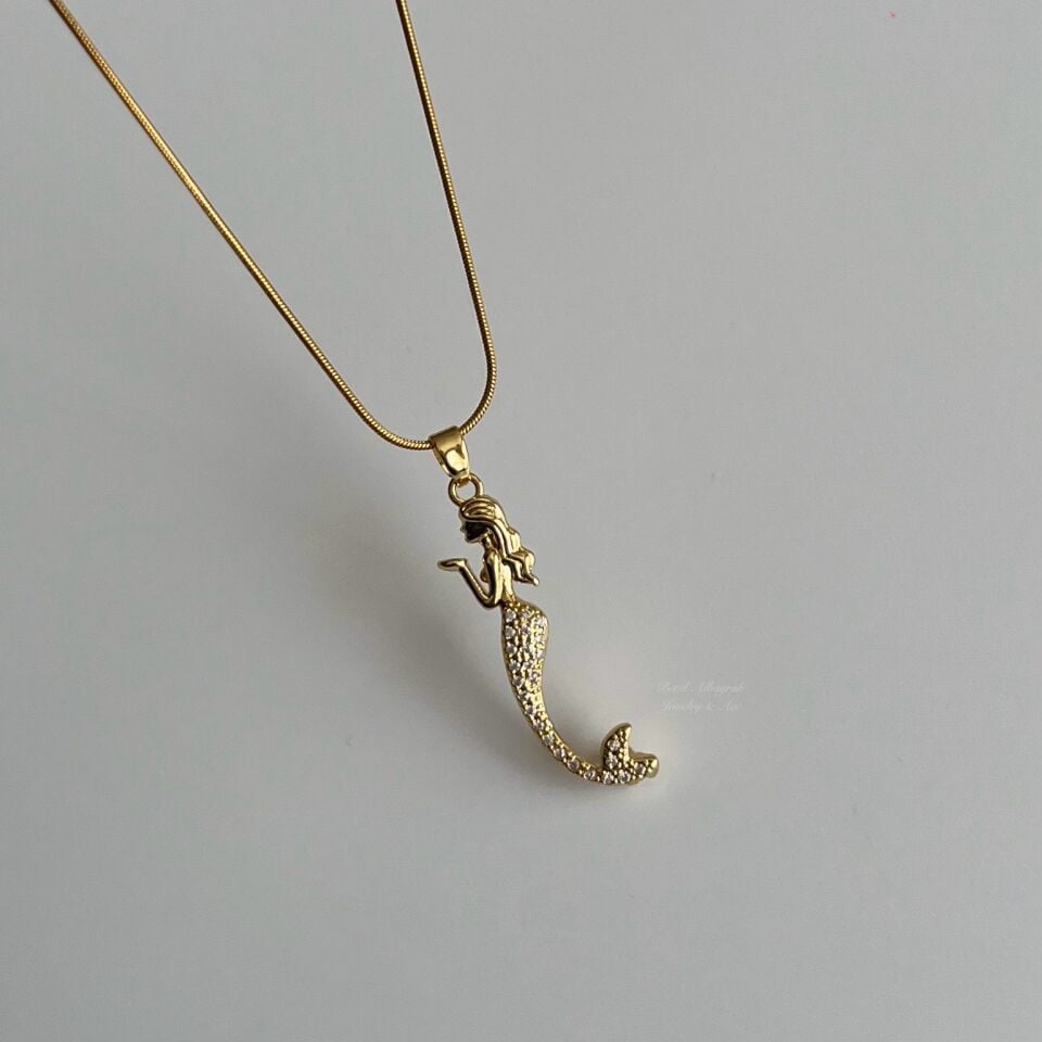 Çelik Deniz Kızı Kolye